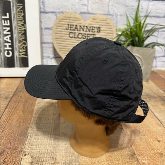 Adidas Trefoil Casual Baseball Hat Cap Nylon Adjustable Womens OSFM Black - Picture 8 of 8